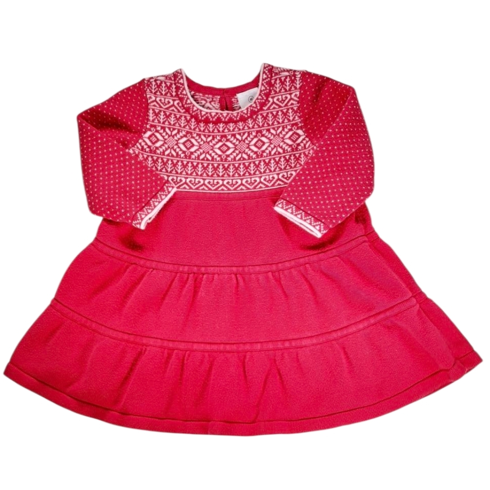Hanna Andersson Knit Dress Size 80 (18-24 Months)